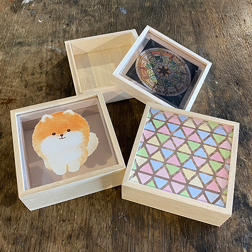 組み立てて作る小さな木箱<FONT color="#d2b48c">／工場蚤の市2026</FONT>